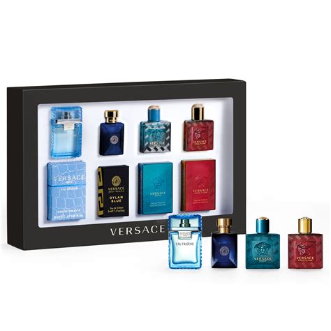 versace mens mini set|versace deluxe miniature gift set.